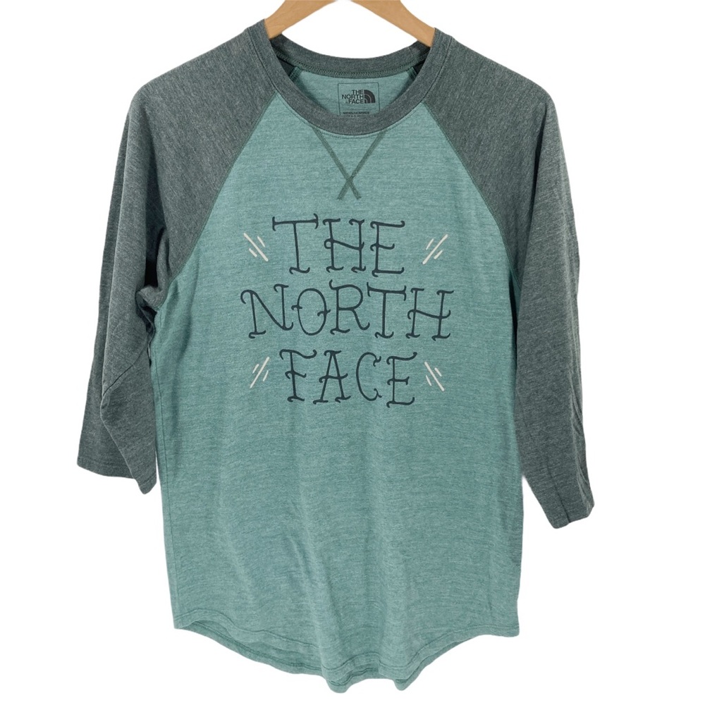 The North Face Men’s Colour Block Baseball Tee Raglan Cotton Blend Men’s Medium